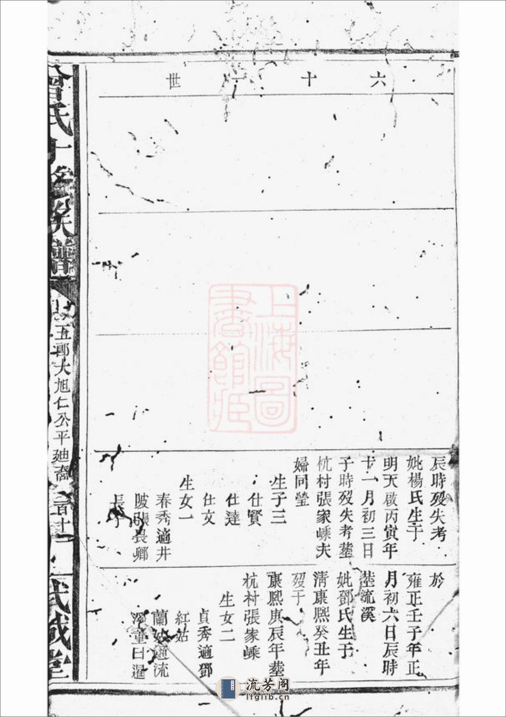 曾氏十修族谱：[江西] - 第11页预览图