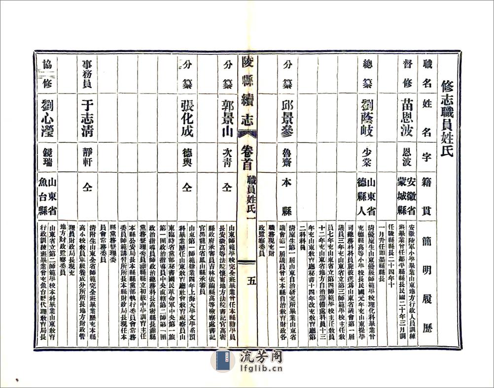 陵县续志（民国） - 第7页预览图