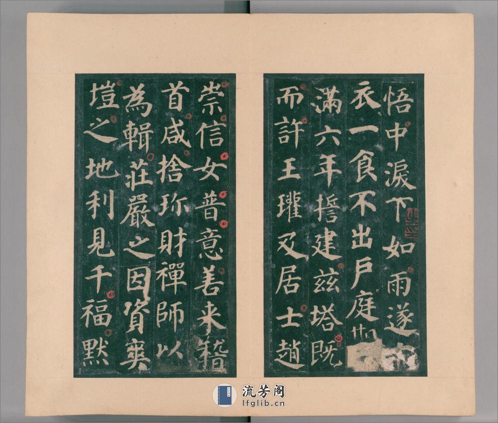 大唐西京千福寺多宝佛塔感应碑.唐颜真卿书.清嘉庆21年应让跋.明拓本 - 第9页预览图