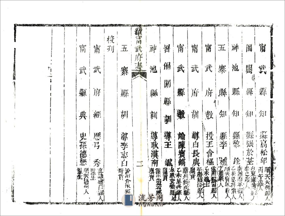 续宁武府志（咸丰） - 第4页预览图