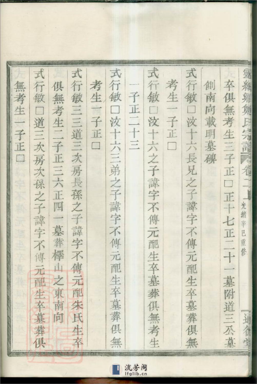蛟川前灵绪乡郑氏宗谱：三卷，首一卷：[镇海] - 第12页预览图