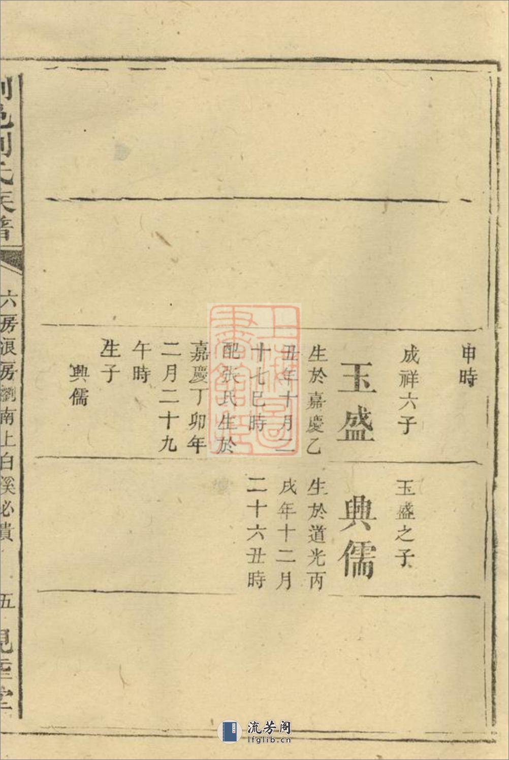 浏邑刘氏族谱：[浏阳] - 第10页预览图