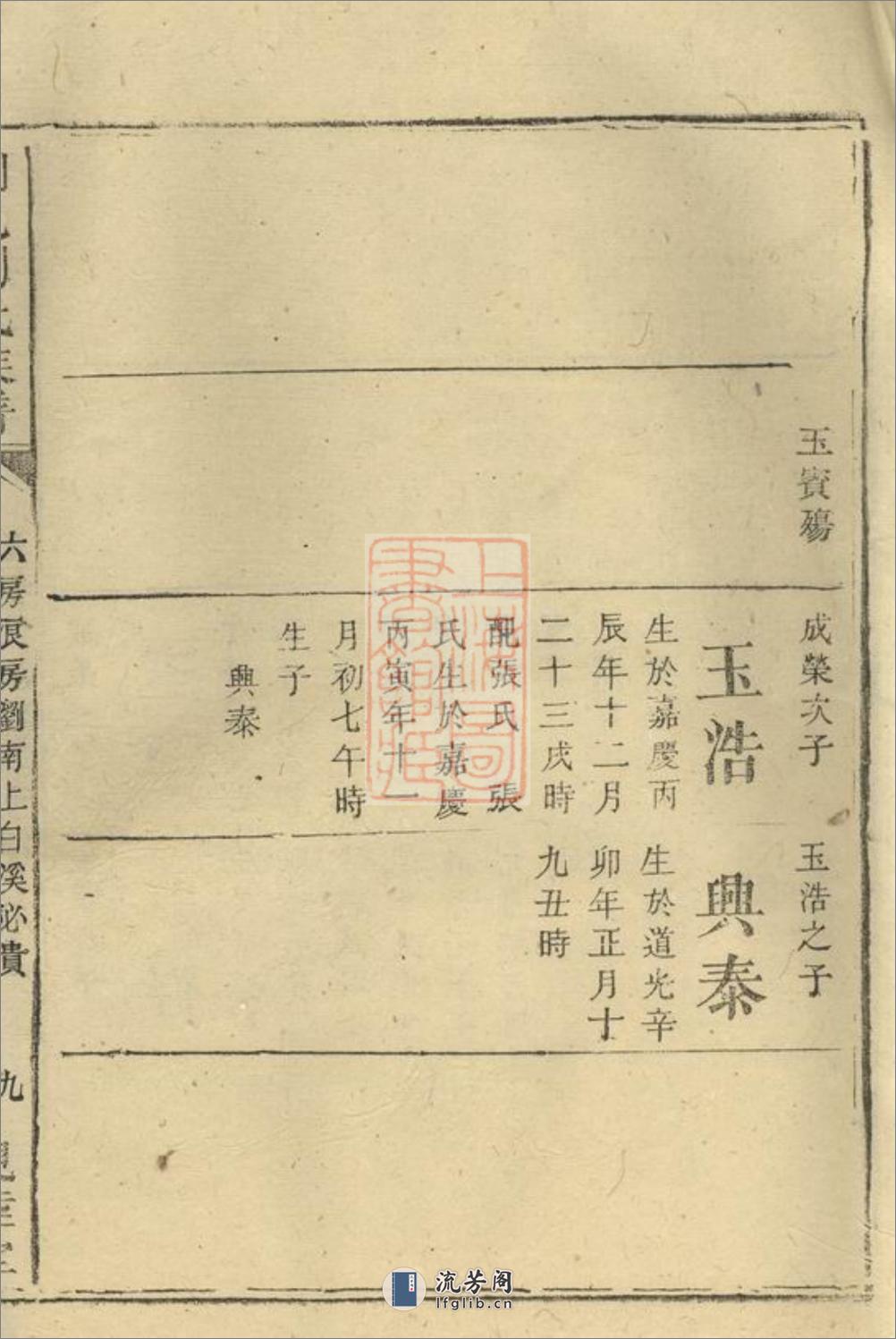 浏邑刘氏族谱：[浏阳] - 第18页预览图