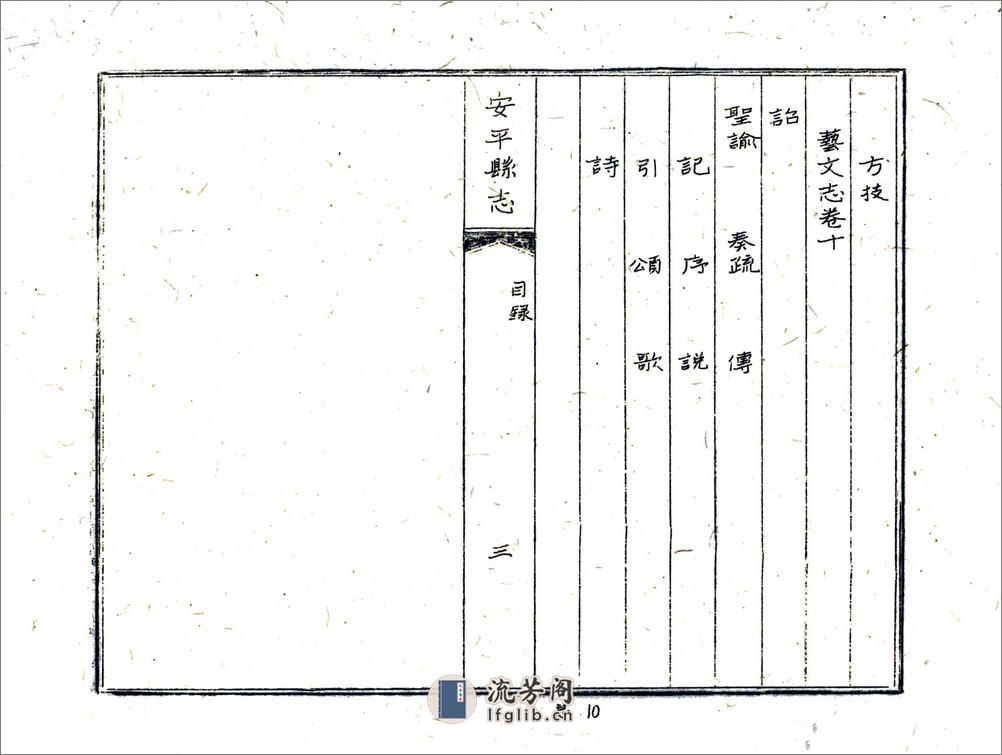 安平县志（道光油印本) - 第12页预览图