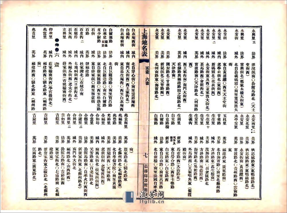 上海地名表（宣统） - 第11页预览图