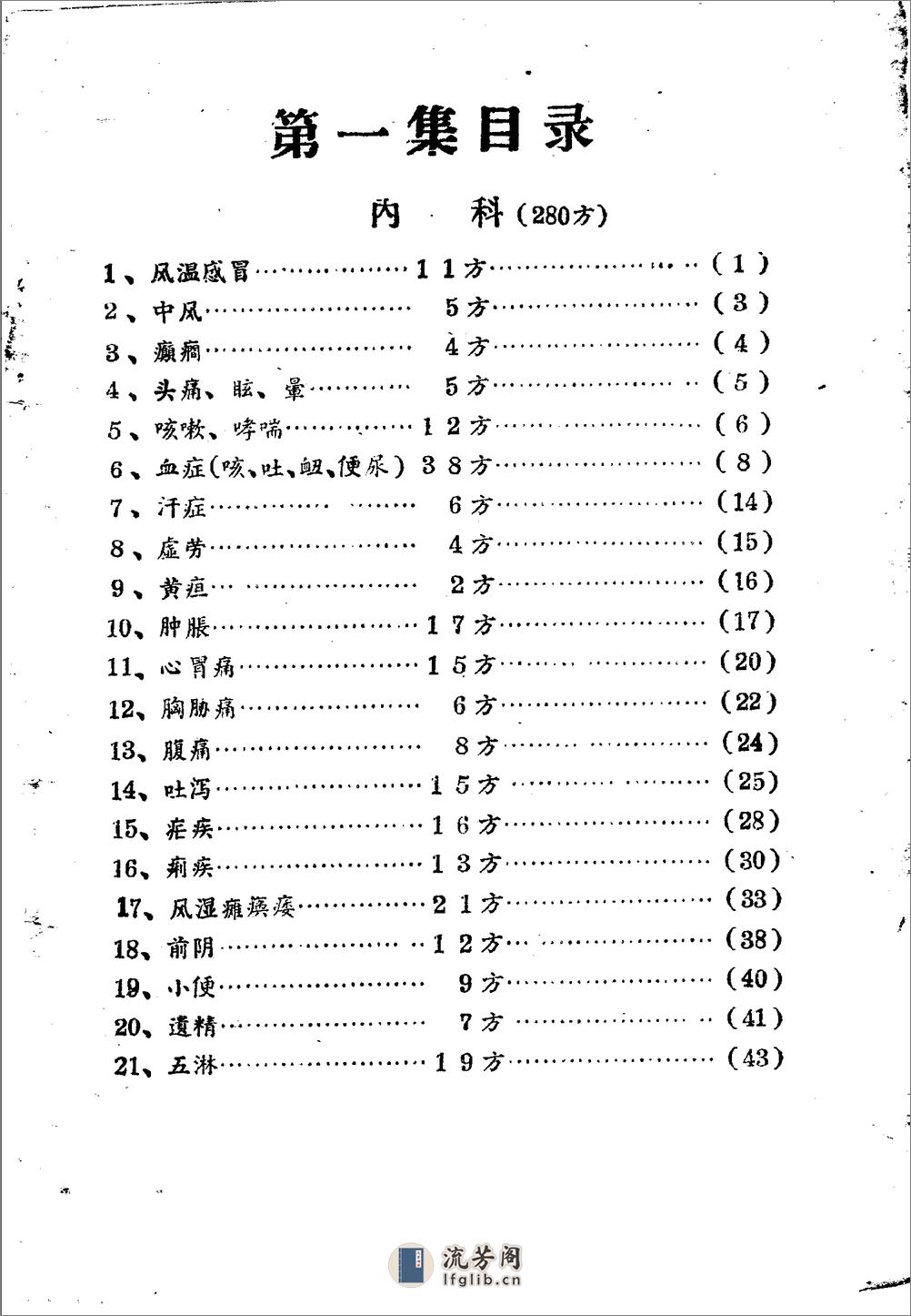 安顺市1959中医、民间医、民族医秘方验方 第一集 - 第3页预览图