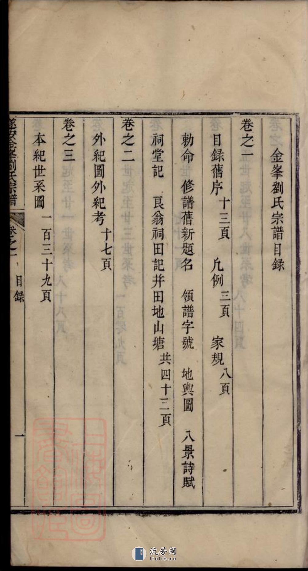 遂安金峰刘氏宗谱：十卷 - 第16页预览图