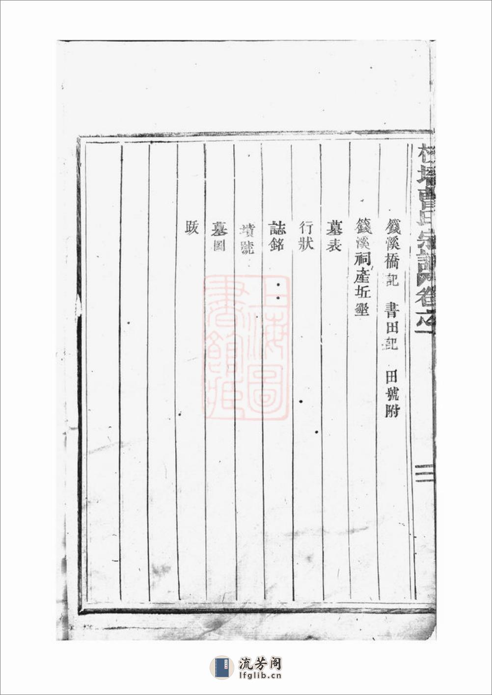 校墙曹氏宗谱：十二卷：[吴宁] - 第13页预览图