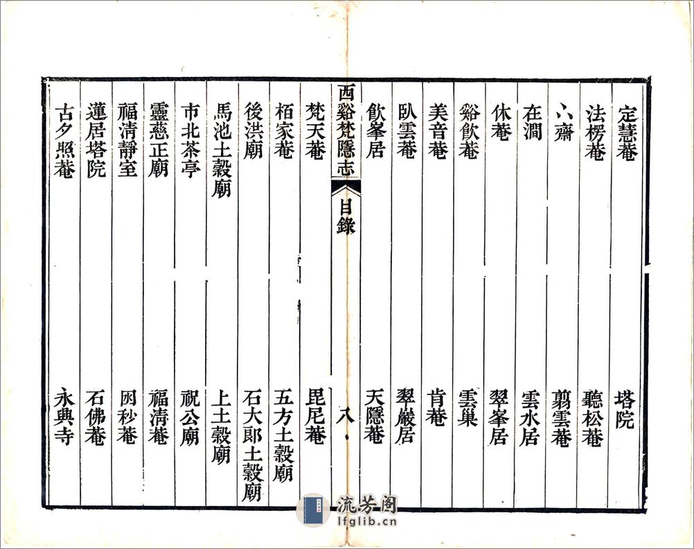 西溪梵隐志（道光） - 第16页预览图