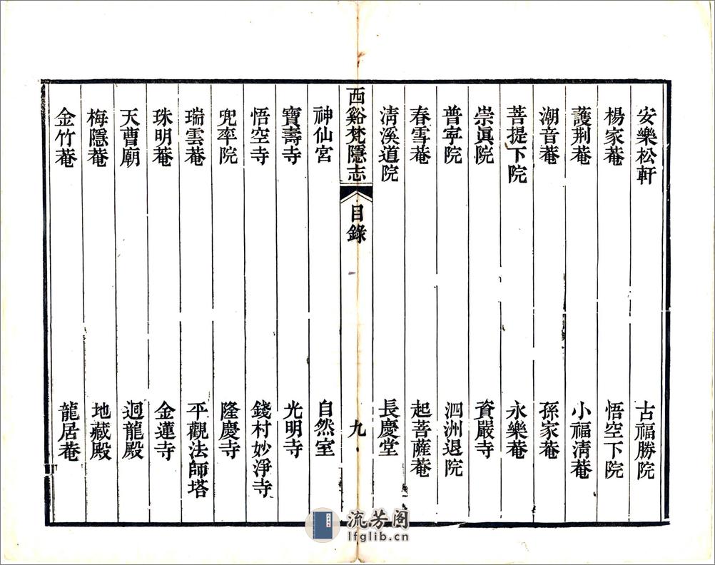 西溪梵隐志（道光） - 第17页预览图