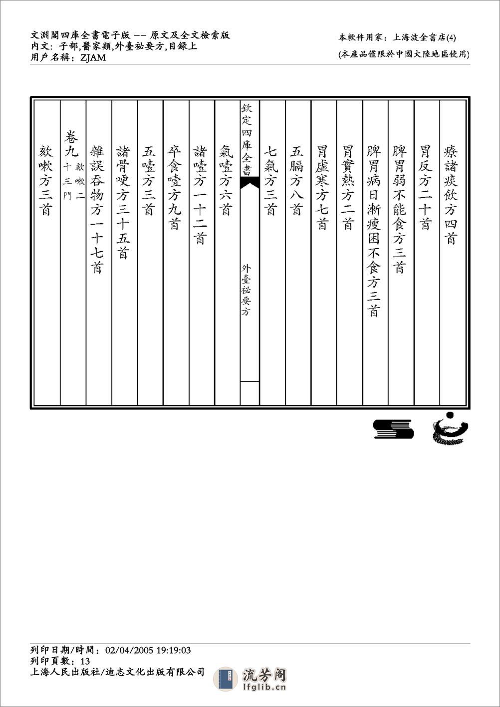 外台秘要-王焘 - 第13页预览图