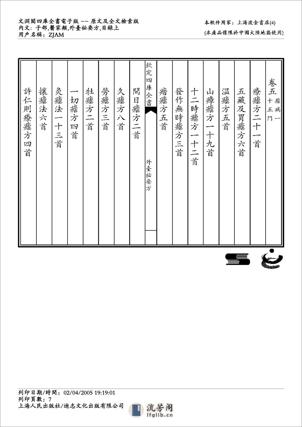 外台秘要-王焘 - 第7页预览图