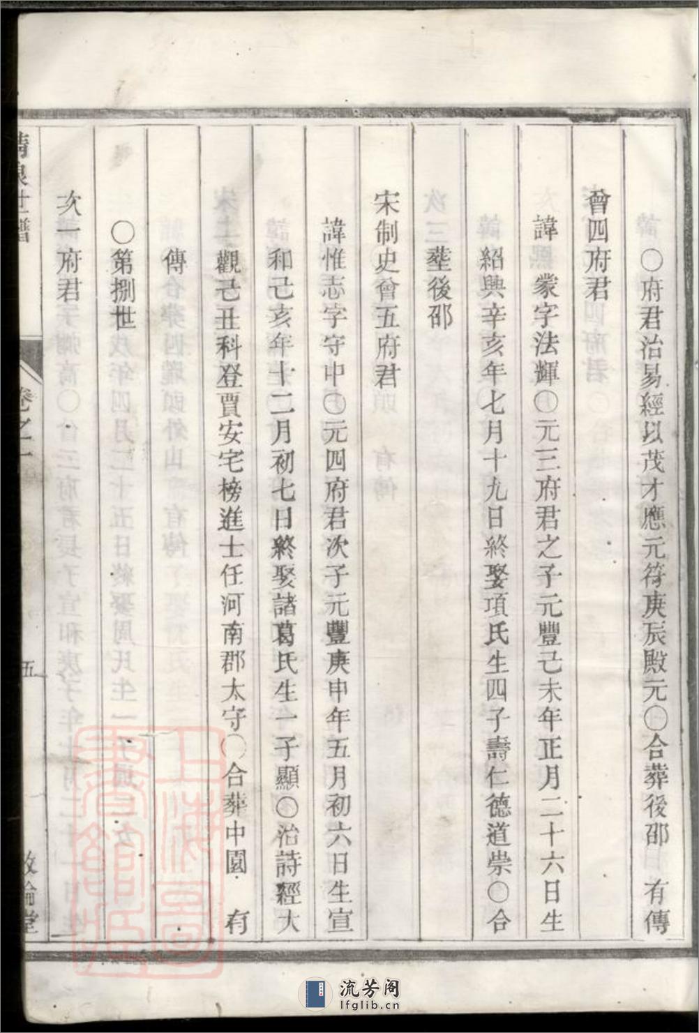 清泉翁氏世谱：二十一卷，首一卷，备考一卷，裕後一卷：[寿昌] - 第11页预览图