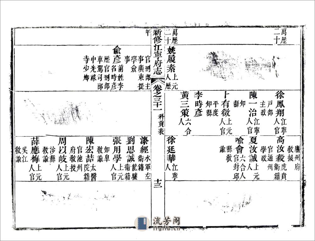 新修江宁府志（嘉庆）卷31-56 - 第14页预览图