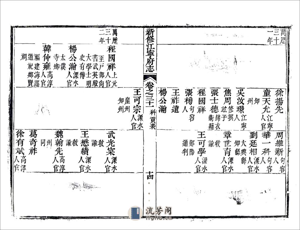 新修江宁府志（嘉庆）卷31-56 - 第15页预览图