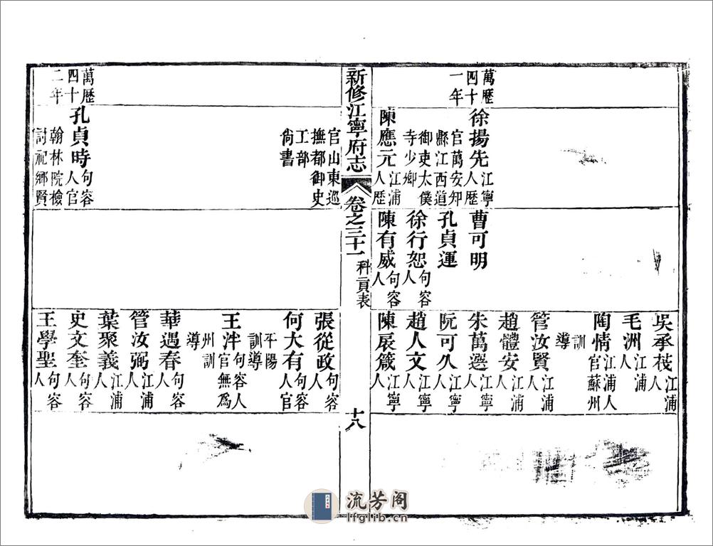 新修江宁府志（嘉庆）卷31-56 - 第19页预览图