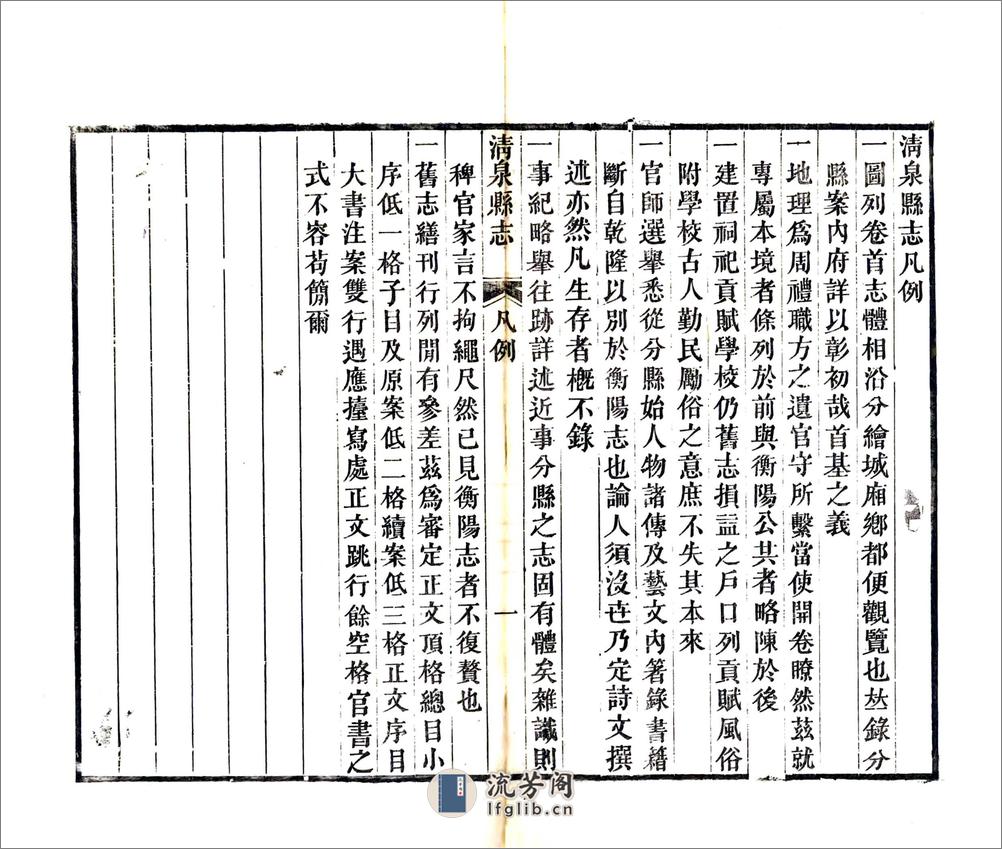 清泉县志（同治） - 第6页预览图