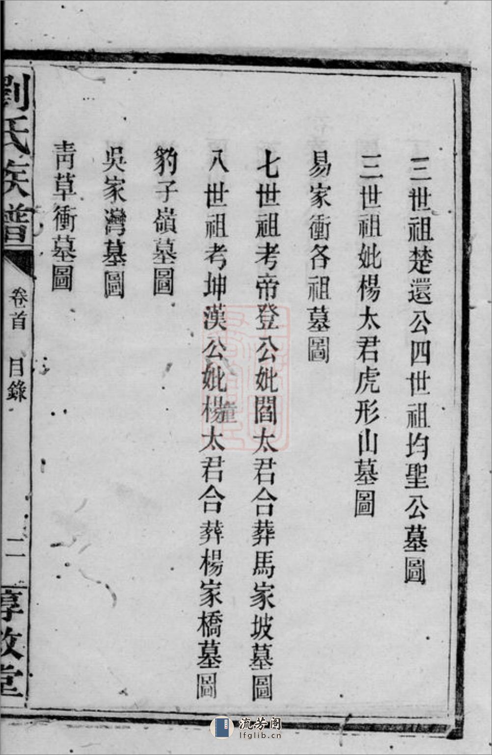 长沙曲江刘氏族谱：八卷，首二卷，末一卷 - 第13页预览图