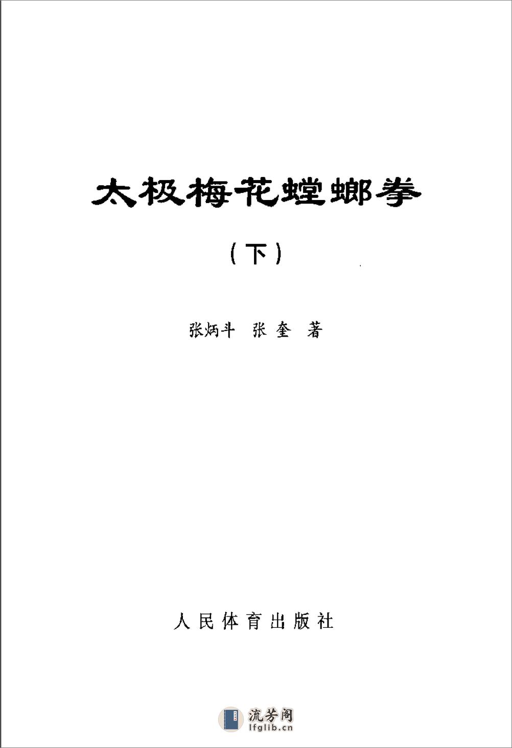 《太极梅花螳螂拳（下）》张炳斗 - 第2页预览图