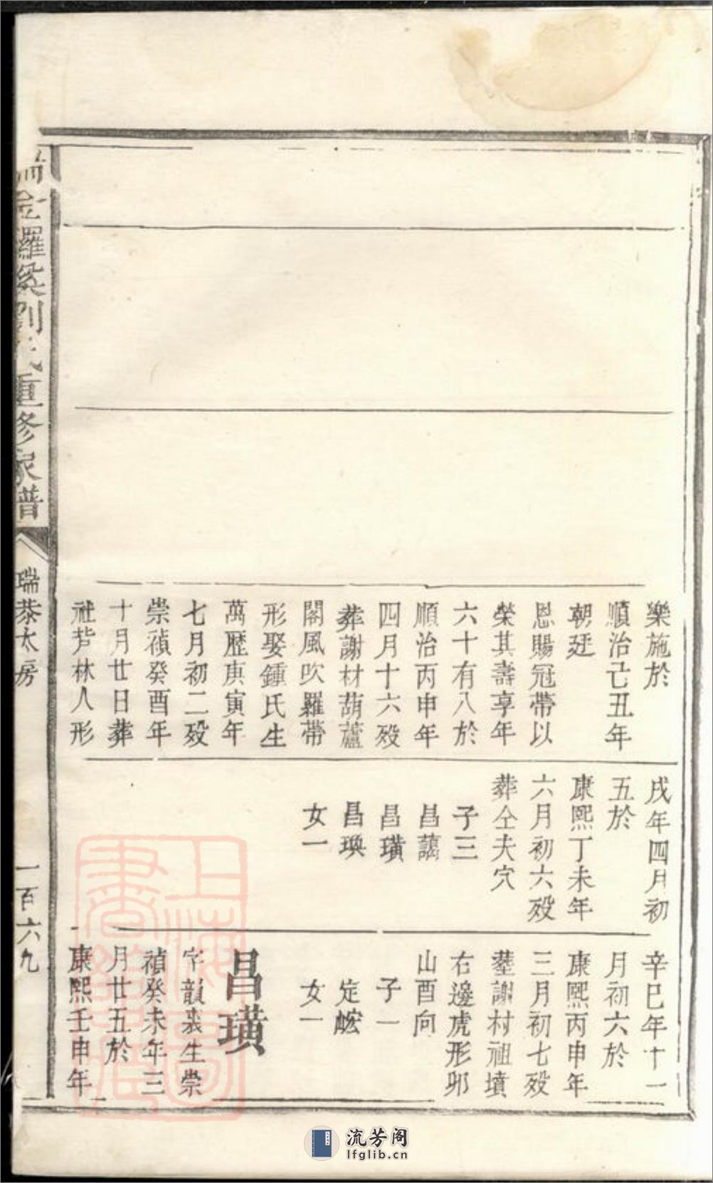 瑞金锣溪刘氏重修家谱 - 第8页预览图