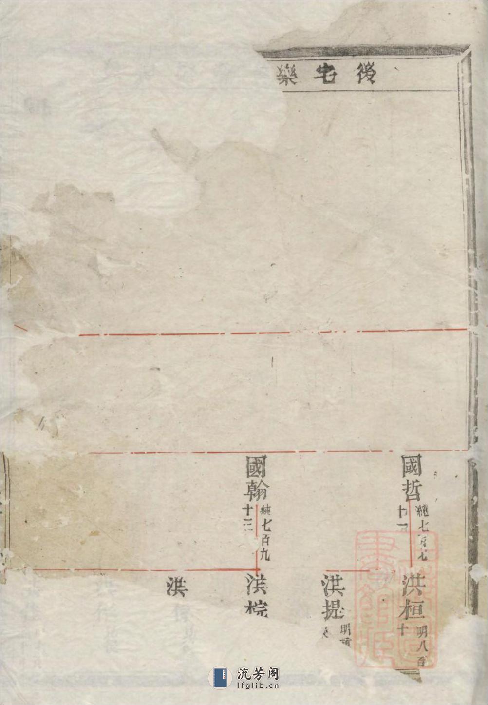 包氏旌义宗谱：共8卷 - 第4页预览图