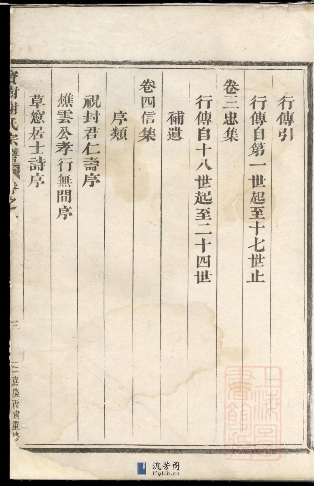 宝树谢氏宗谱_001 - 第10页预览图