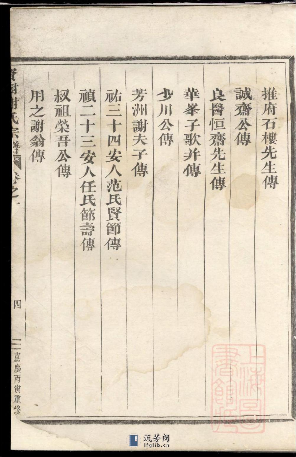 宝树谢氏宗谱_001 - 第12页预览图