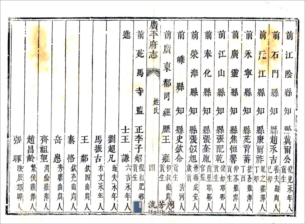 广平府志（康熙缺10卷） - 第12页预览图
