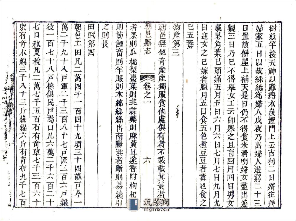 朝邑县志（正德清同义文会刻本） - 第13页预览图