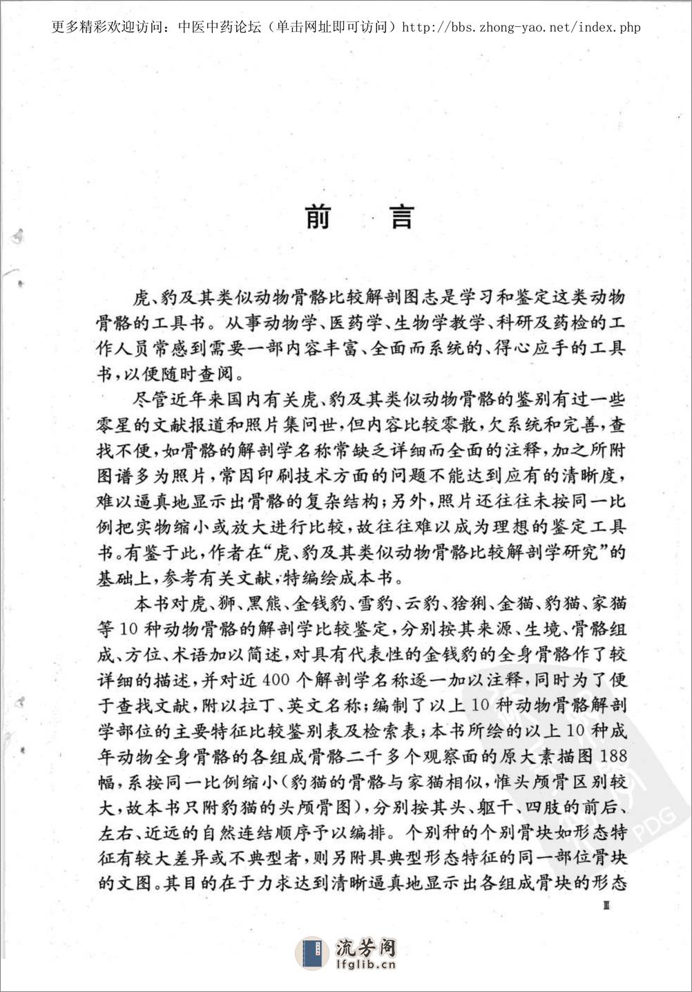 虎、豹及其类似动物骨骼比较解剖图志（陈代贤 主编） - 第7页预览图