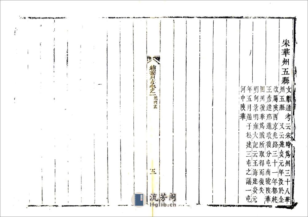 续华州志（康熙光绪刻本） - 第11页预览图