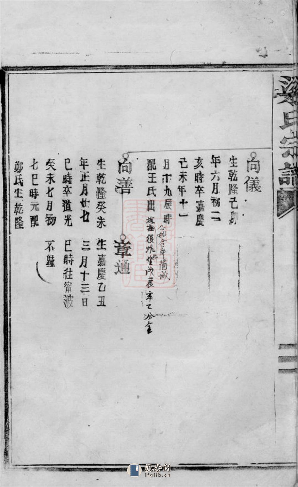 梁氏宗谱 - 第13页预览图
