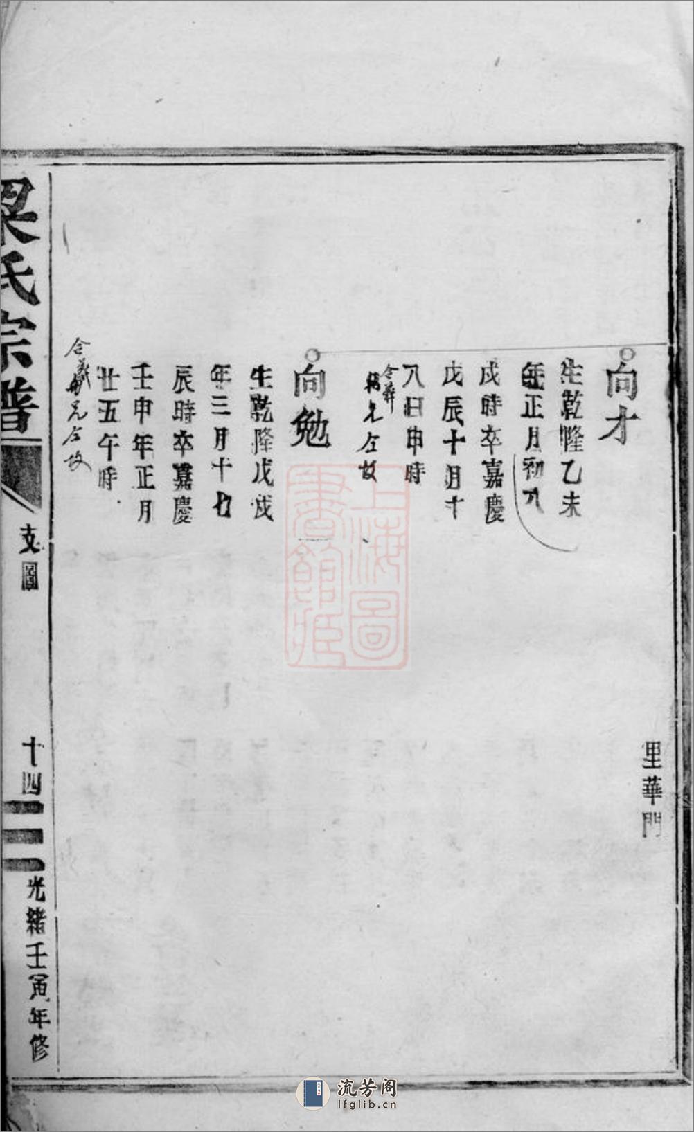 梁氏宗谱 - 第18页预览图
