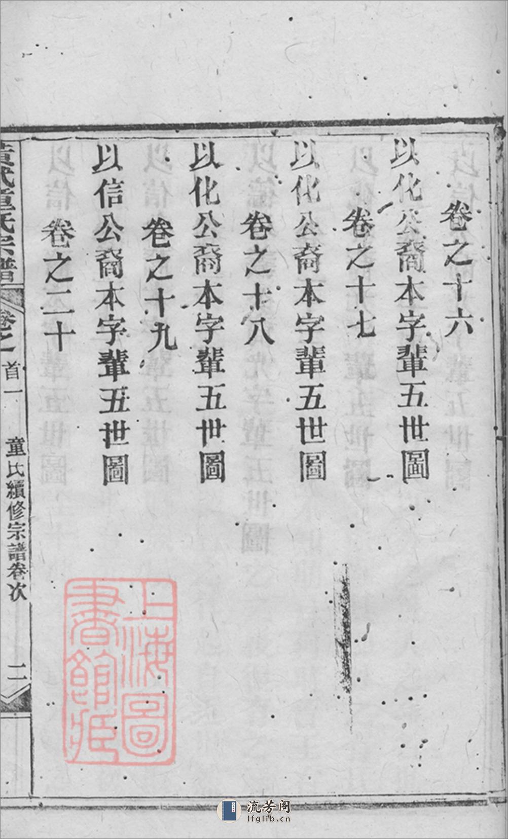 黄武童氏宗谱：二十五卷，首三卷：[湖北黄冈] - 第19页预览图