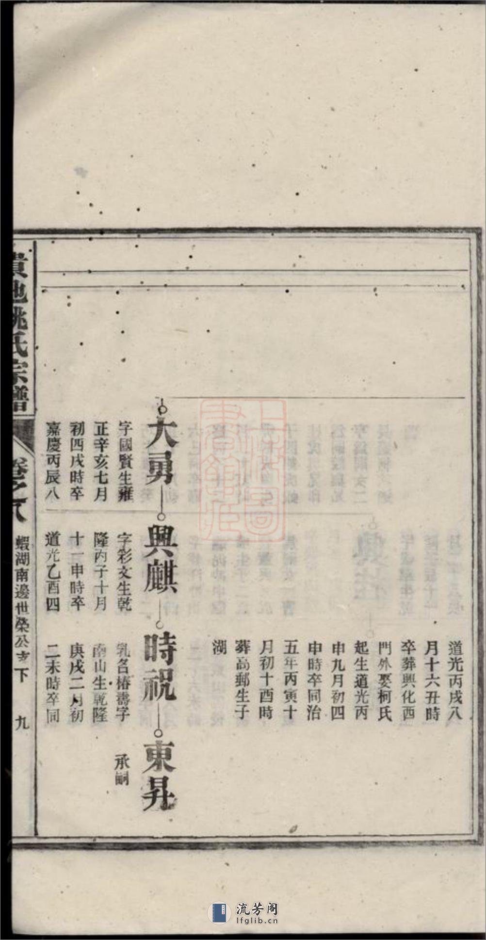 贵池姚氏宗谱 - 第19页预览图