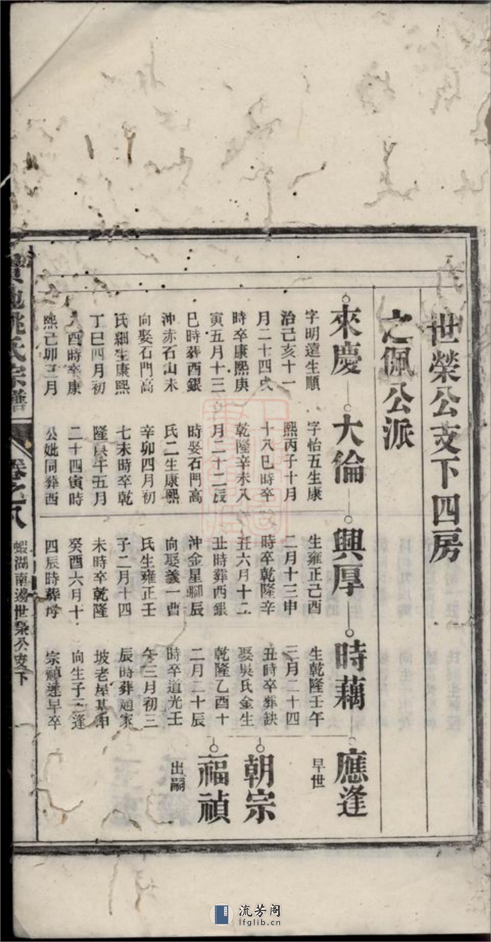 贵池姚氏宗谱 - 第3页预览图