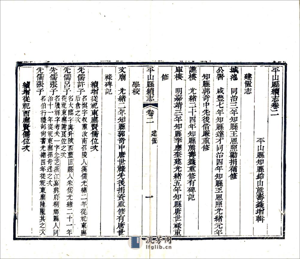 平山县续志（光绪） - 第12页预览图