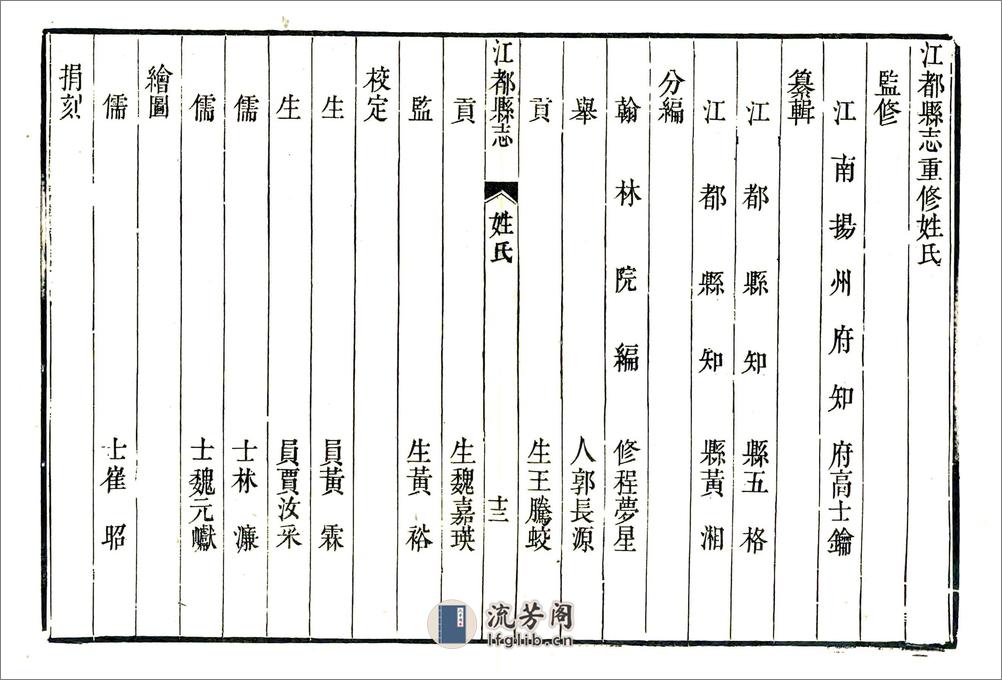 江都县志（乾隆） - 第18页预览图
