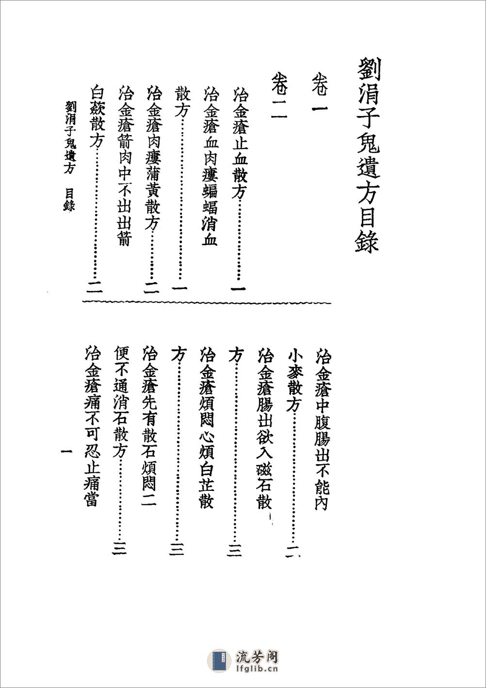 中国医学大成.49.刘涓子鬼遗方.医方考 - 第11页预览图