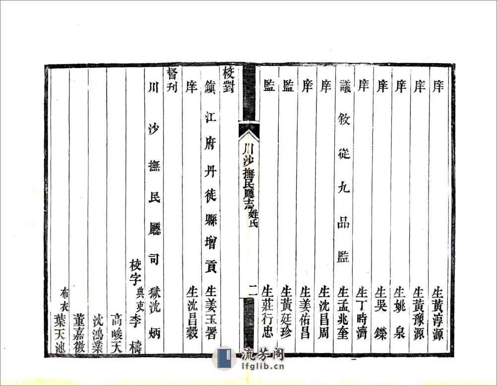 川沙抚民厅志（道光） - 第7页预览图