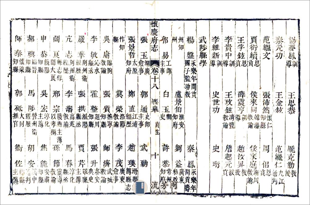 新修怀庆府志（乾隆）卷18-32 - 第10页预览图