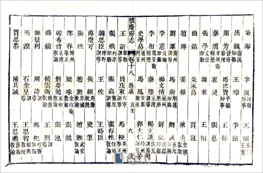 新修怀庆府志（乾隆）卷18-32 - 第9页预览图