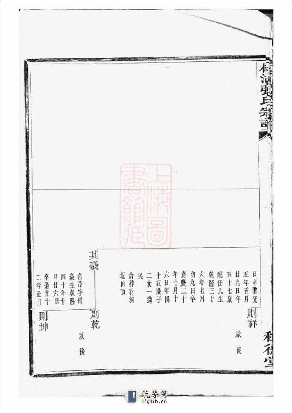 槎湖张氏第六次重修宗谱：一卷：[鄞县] - 第9页预览图