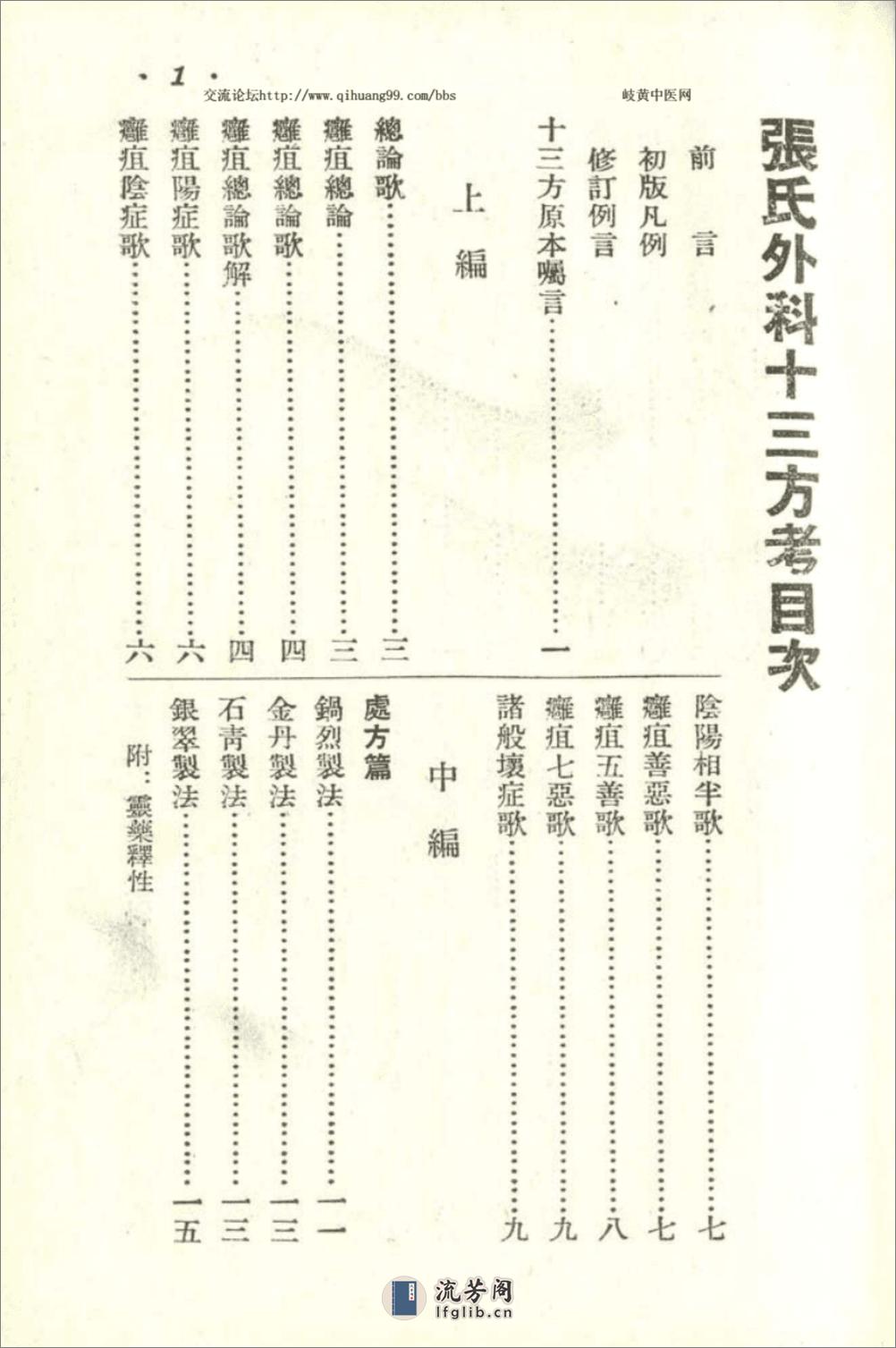 外科十三方考 - 第8页预览图