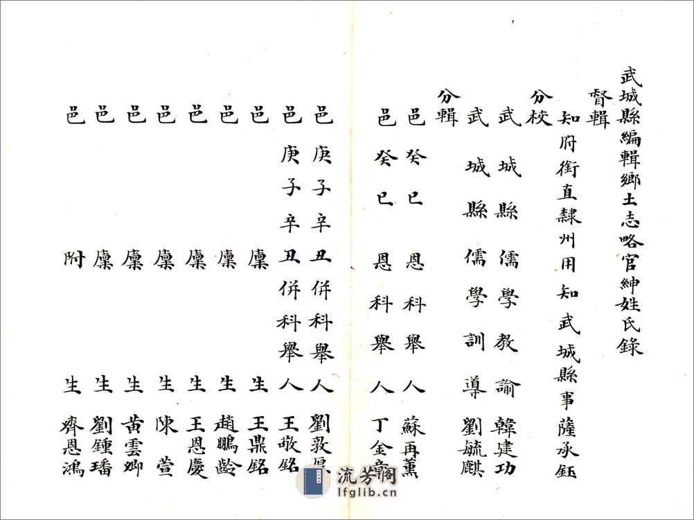 武城县乡土志略（光绪） - 第3页预览图