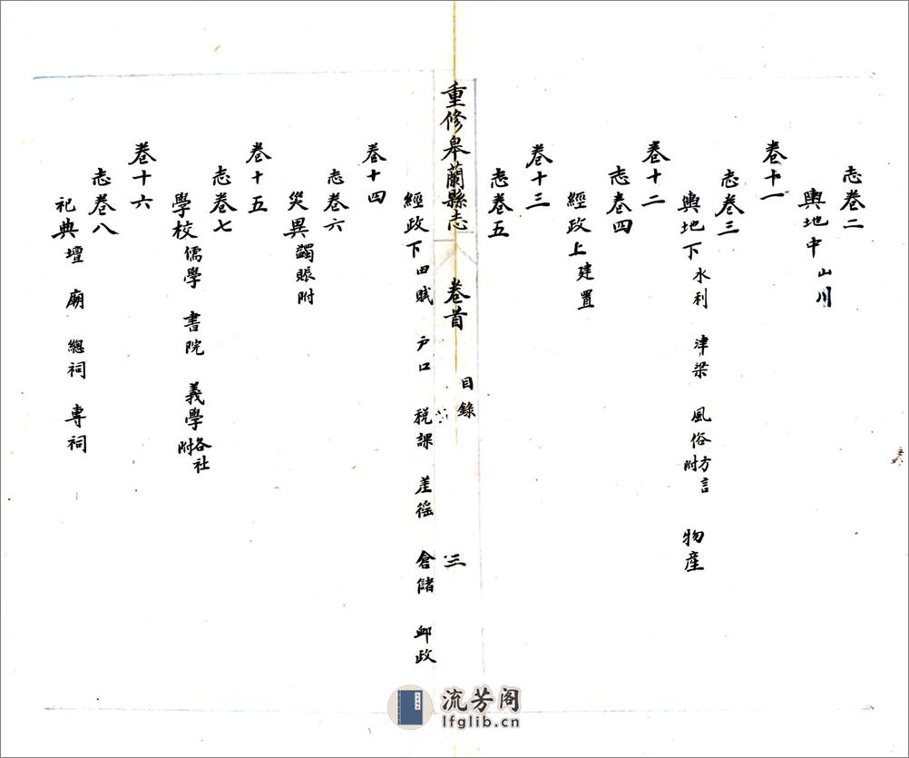 重修皋兰县志（光绪抄本） - 第13页预览图