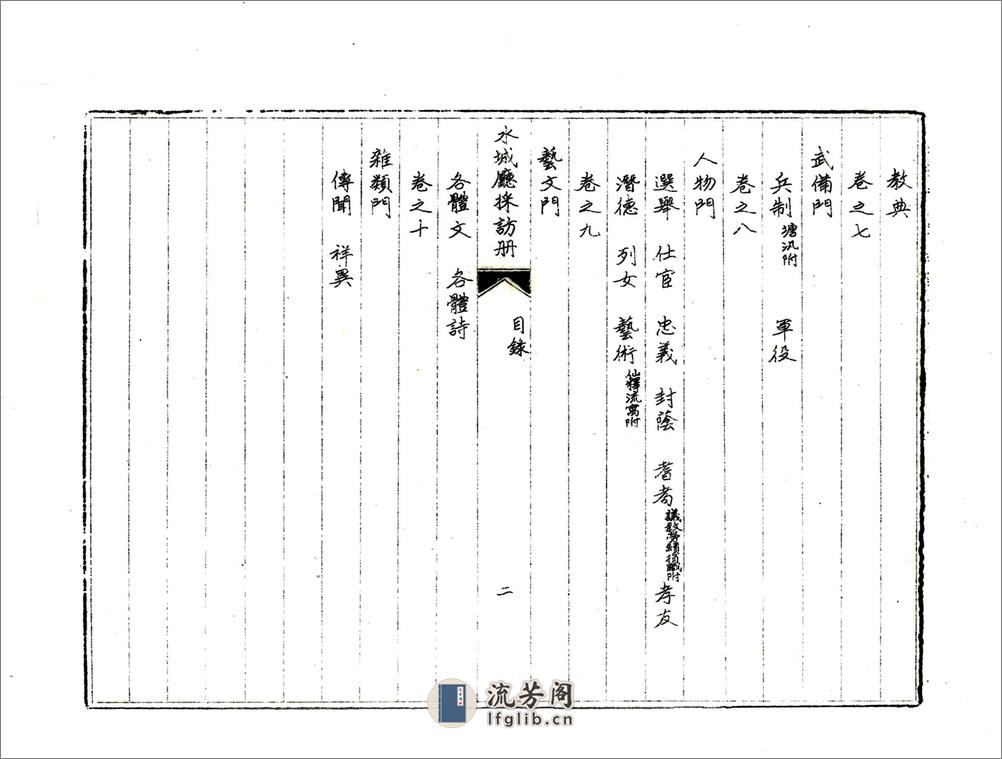 水城厅采访册（光绪） - 第5页预览图