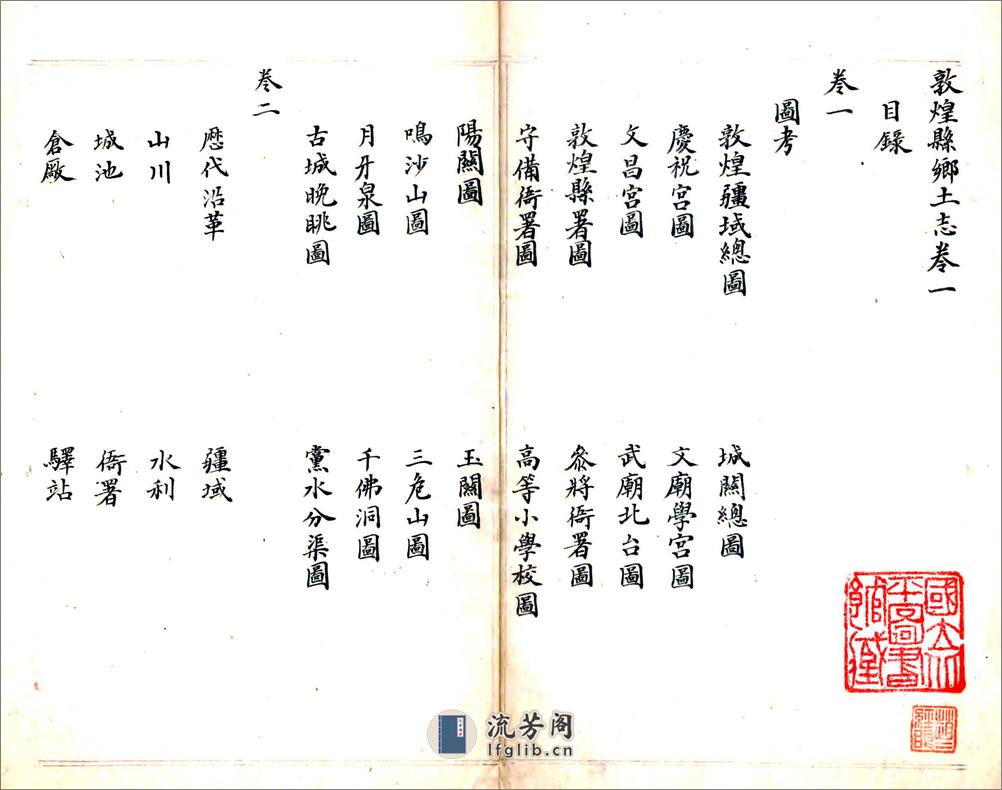 敦煌县乡土志（光绪） - 第3页预览图