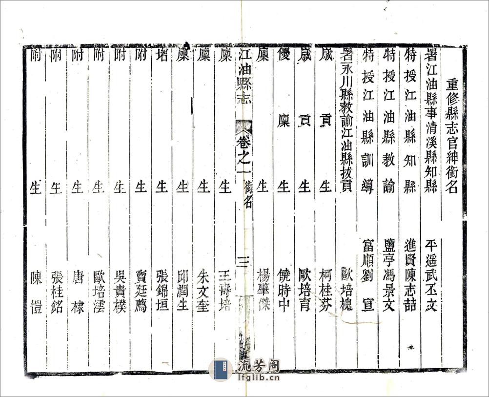 江油县志（光绪） - 第16页预览图