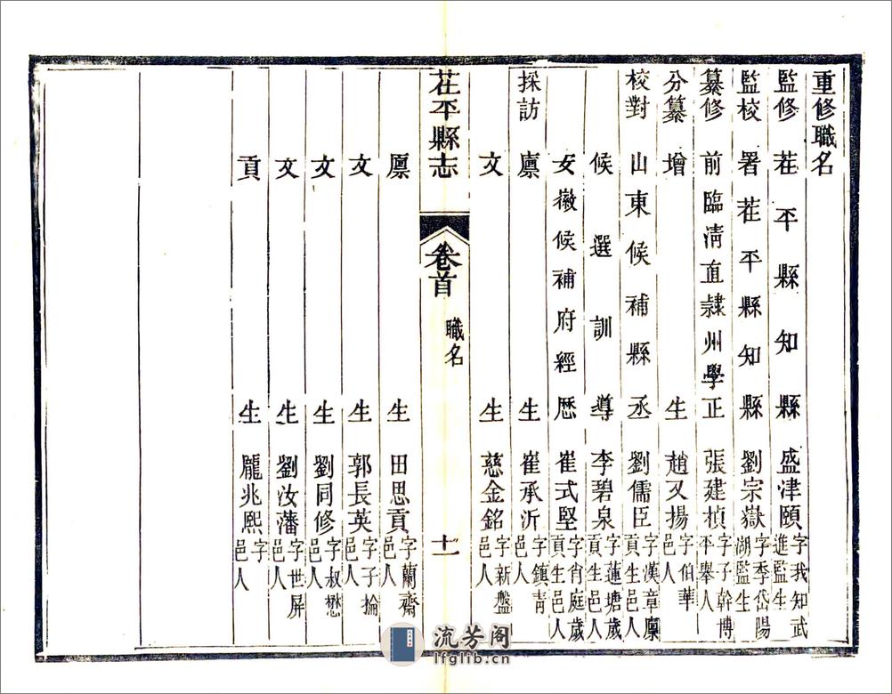 茌平县志（宣统） - 第16页预览图